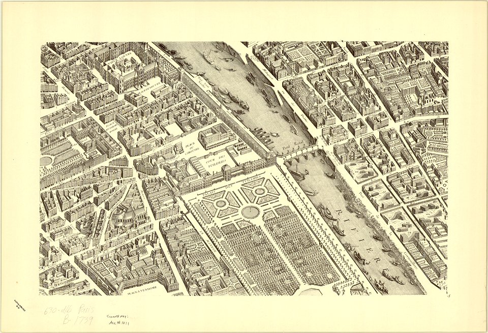Turgot map of Paris - Sheet 15 - UWM Libraries