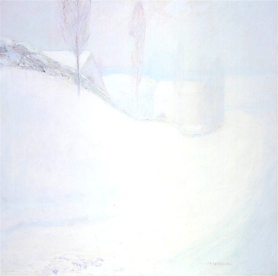 John Henry Twachtman - Round Hill Road - 1909.7.64 - Smithsonian American Art Museum