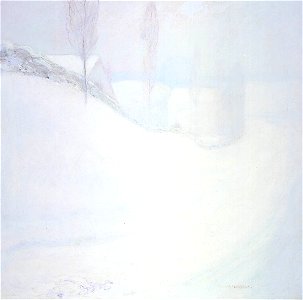 John Henry Twachtman - Round Hill Road - 1909.7.64 - Smithsonian American Art Museum