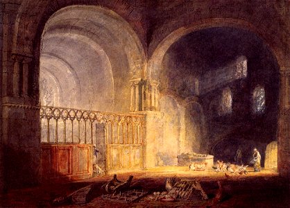 Turner, J. M. W. - Transept of Ewenny Priory, Glamorganshire
