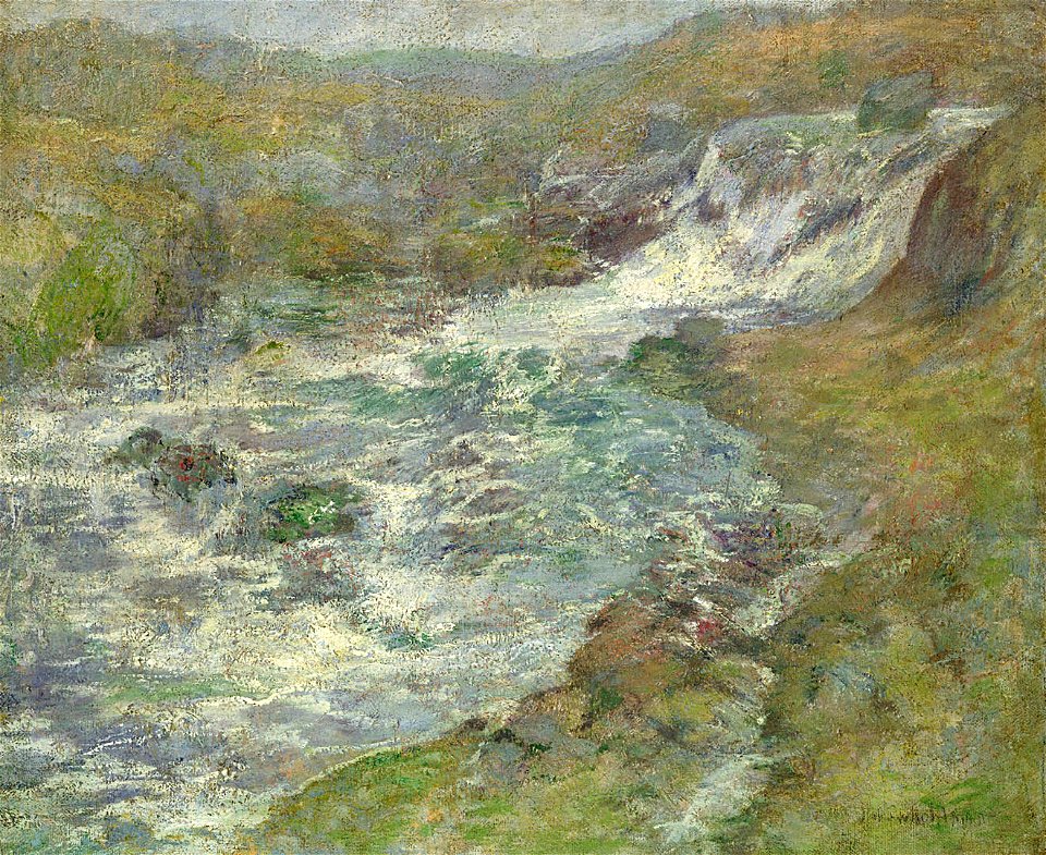 John Henry Twachtman - The Torrent - 1909.7.66 - Smithsonian American Art Museum