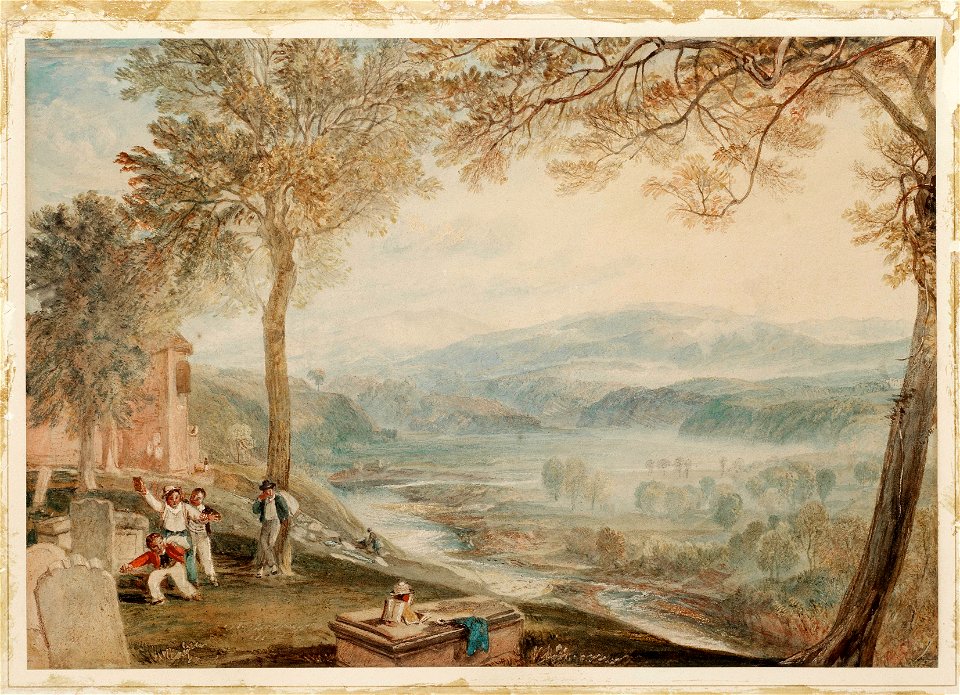 Turner - River Lune from the churchyard of St Mary’s Church in Kirkby Lonsdale