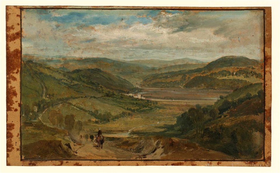 Turner - The Plym Estuary Looking North, 1813, D40028