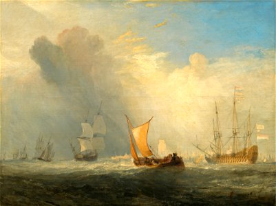 J.M.W. Turner - Rotterdam Ferry-Boat (1833)