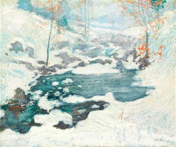 John Henry Twachtman - Icebound - 1917.200 - Art Institute of Chicago