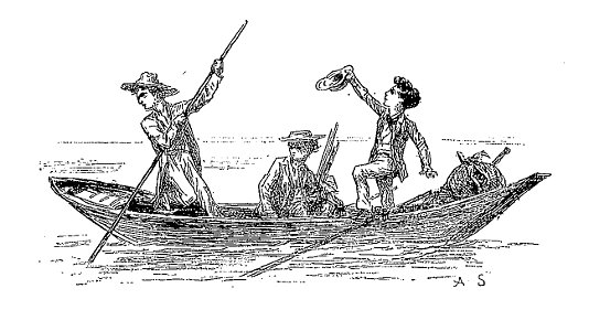 Twain - Les aventures de Tom Sawyer, trad Hughes, illust Sirouy, 1884, illust page 005