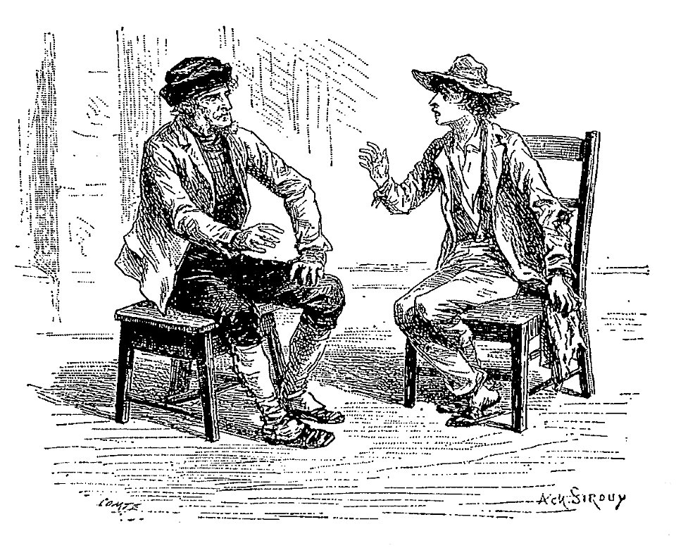 Twain - Les aventures de Tom Sawyer, trad Hughes, illust Sirouy, 1884, illust page 199