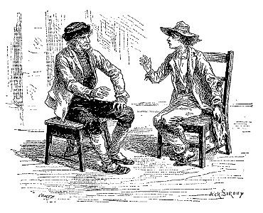 Twain - Les aventures de Tom Sawyer, trad Hughes, illust Sirouy, 1884, illust page 199