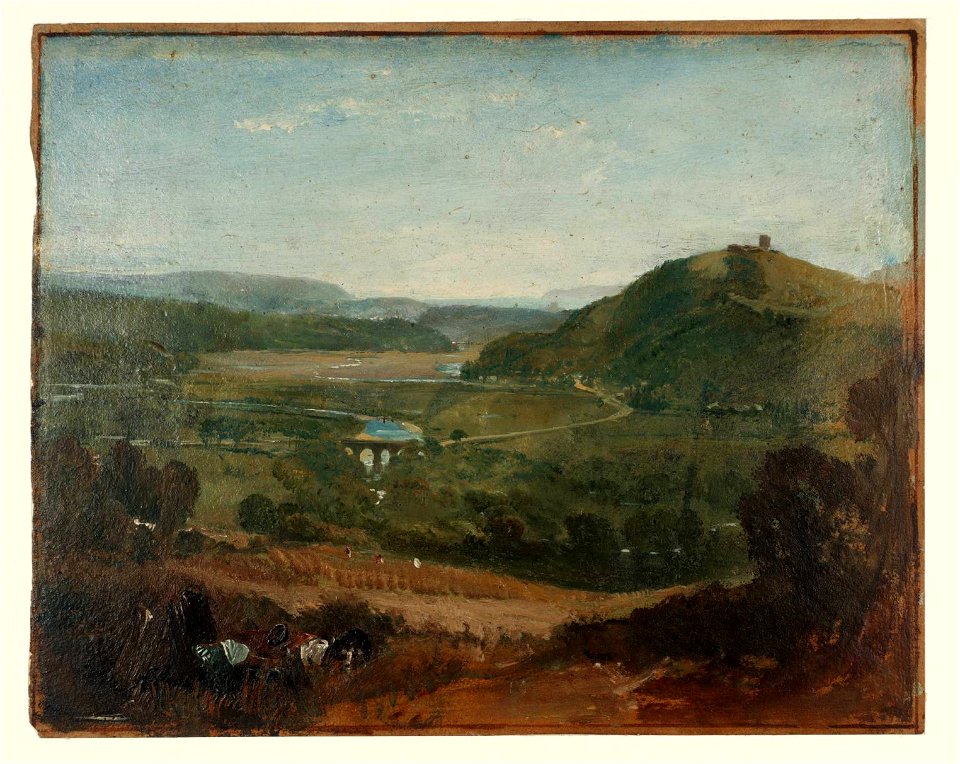 Turner - The Plym Estuary from Boringdon Park, 1813, D09211