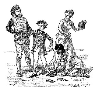 Twain - Les aventures de Tom Sawyer, trad Hughes, illust Sirouy, 1884, illust page 243