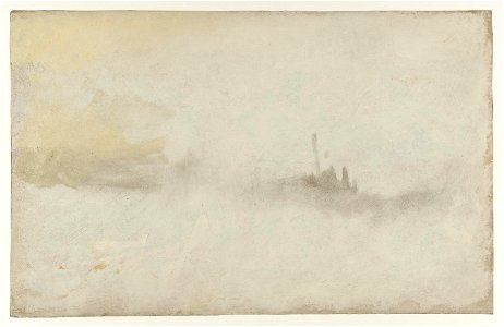 Turner - Ship in a Storm, c.1840–5, D36682