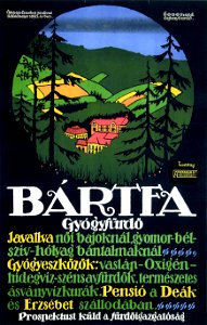 Tuszkay Bártfa Gyógyfürdő 1913