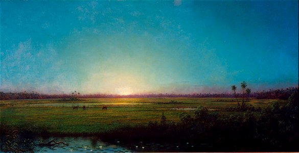 Twilight by Martin Johnson Heade, c. 1886, High Museum of Art