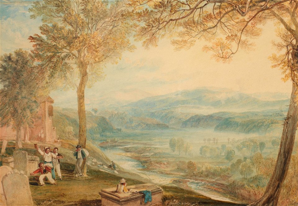 Joseph Mallord William Turner - Kirkby Lonsdale Churchyard (c.1818)