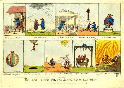Two new sliders for the state magic lanthern. (BM 1851,0901.157)