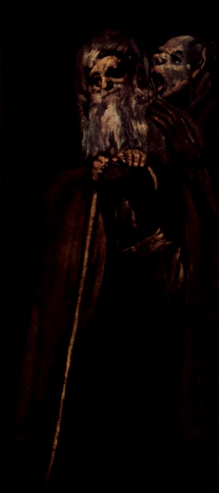 Two Old Men by Goya