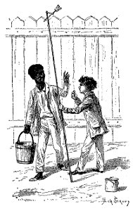 Twain - Les aventures de Tom Sawyer, trad Hughes, illust Sirouy, 1884, illust page 023