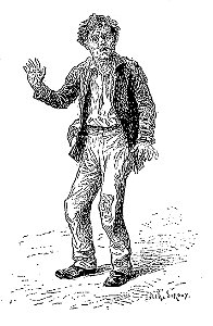 Twain - Les aventures de Tom Sawyer, trad Hughes, illust Sirouy, 1884, illust page 092