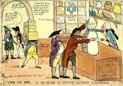 Two to One, an attempt to outwit the young pawnbroker (BM 1868,0808.6295)