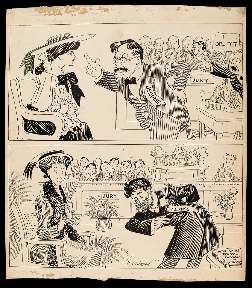 Two ways of cross examining a witness, January 22, 1908 (NBY 1359)