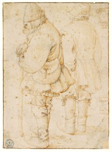 Two Men Standing by Roelant Savery Museum Boijmans Van Beuningen MB 1958 T 27 (PK)