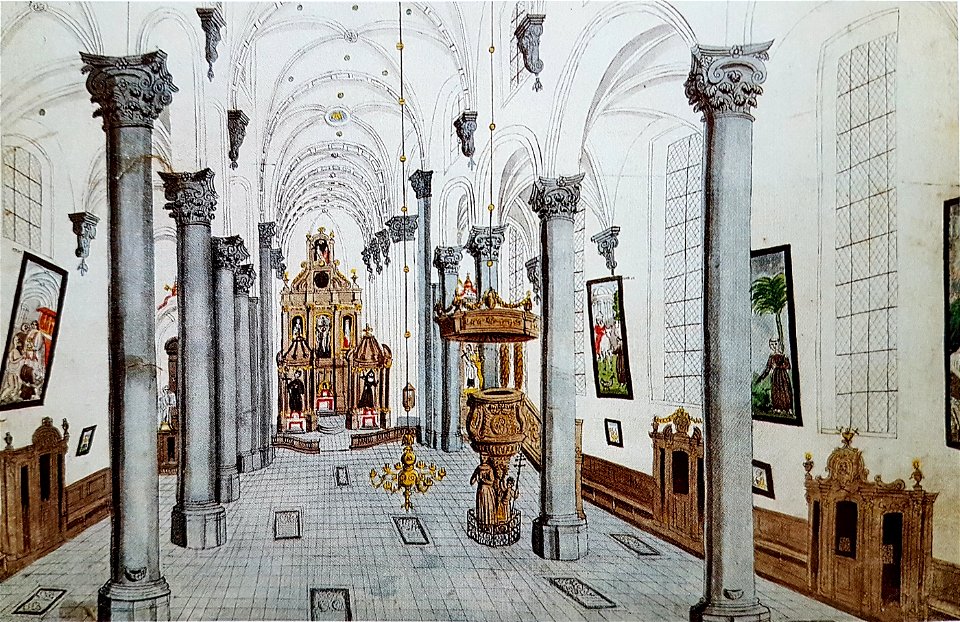 Tweede Franciscanenkerk, Maastricht (reconstructie Ph v Gulpen)