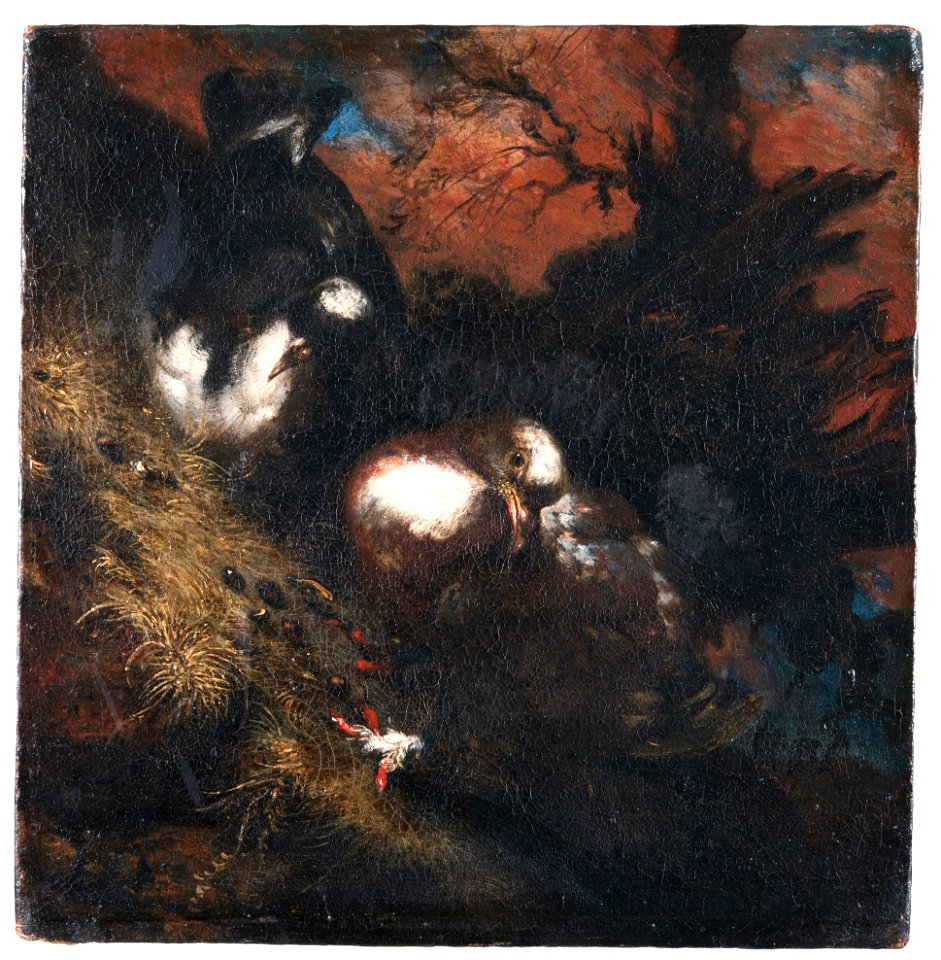 Two Doves on a Roof - Nationalmuseum - 17182
