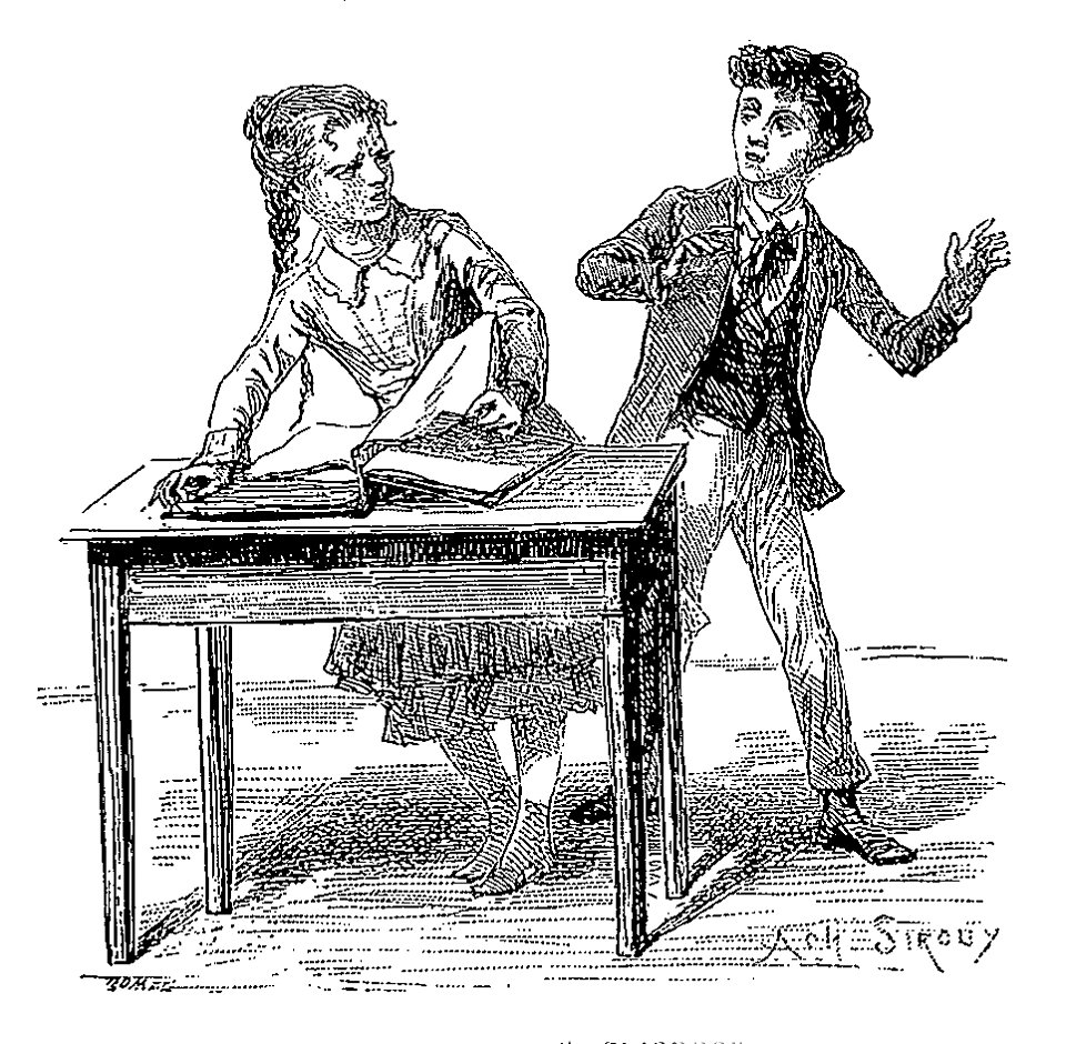 Twain - Les aventures de Tom Sawyer, trad Hughes, illust Sirouy, 1884, illust page 154