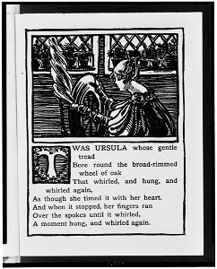 Twas Ursula whose gentle tread ... - (Ethel Reed). LCCN95508509