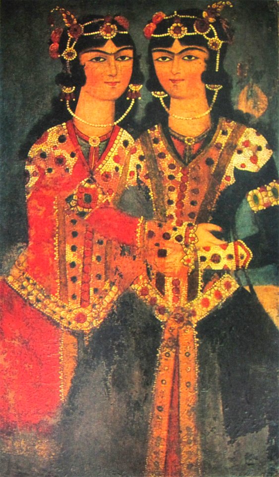 Twins (Qajar art, Art Museum of Georgia)