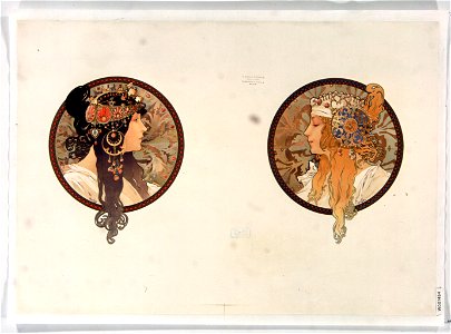 Têtes byzantines - brune, blonde
