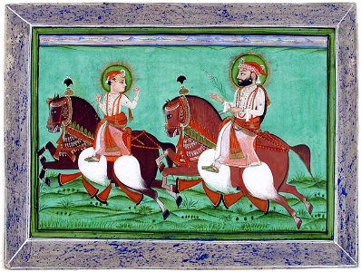 Two men on horseback (6124556445)