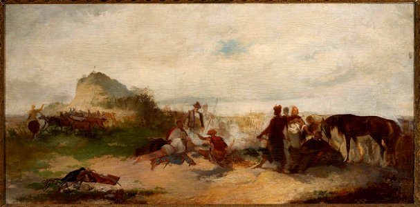 Tytus Seweryn Pilecki - In the steppe - MP 1120 MNW - National Museum in Warsaw