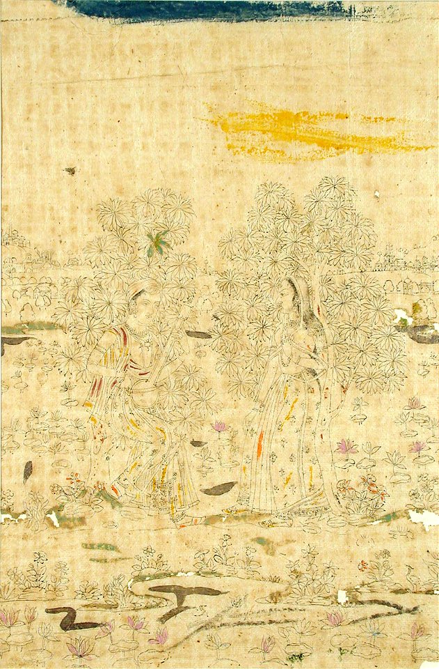 Two women in a garden (6124551055)