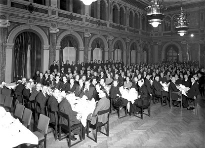 Typografförbundet 60-års jubileum på stadshuset i Gävle XLM.CL013964