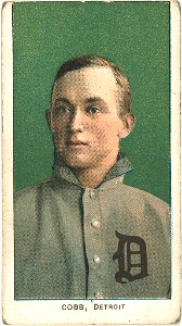 Ty Cobb, Detroit Tigers, baseball card portrait LCCN2008676579
