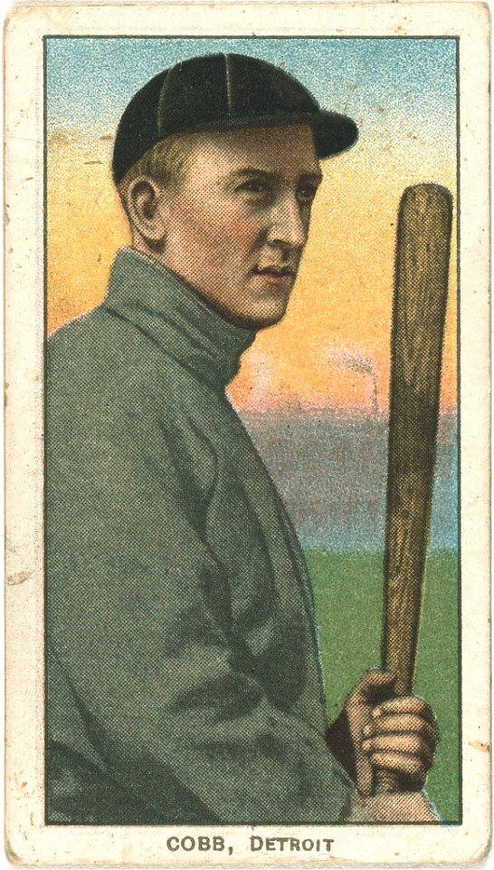 Ty Cobb, Detroit Tigers, baseball card portrait LCCN2008675174