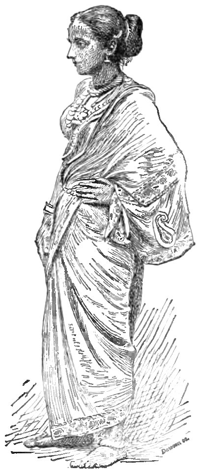Type of Brahman Woman - Page 153 - History of India Vol 1 (1906)