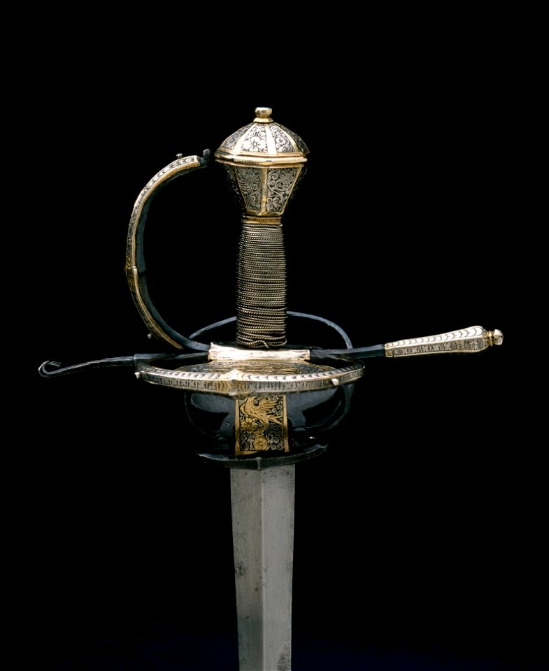 Tysk värja med Kurlands vapen - Livrustkammaren - 30907
