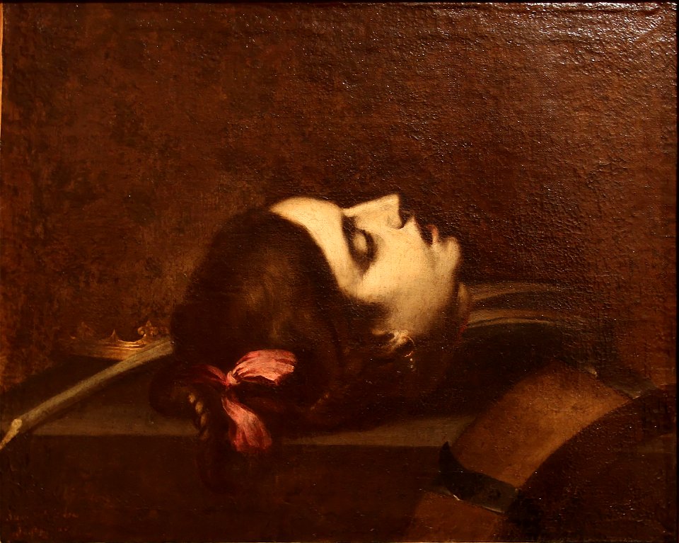 Tête de sainte Catherine d'Alexandrie, Sebastián de Llanos y Valdés, Musée Goya