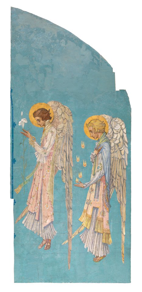 Two Winged Angels in Profile P5700