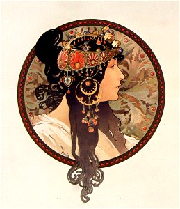 Tête byzantine brune