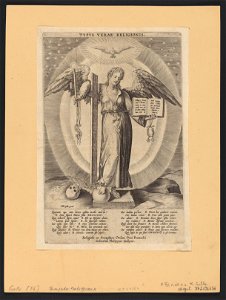 Typus verae religionis s.d print by Philip Galle, S.I 54324, Prints Department, Royal Library of Belgium