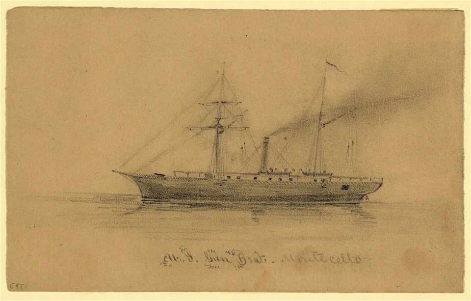 U.S. Gun Boat Montecello LCCN2004660620