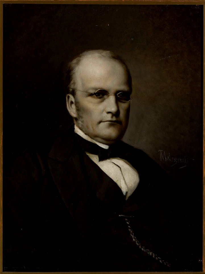 Tytus Maleszewski - Portrait of Stanisław Moniuszko - MP 5153 MNW - National Museum in Warsaw
