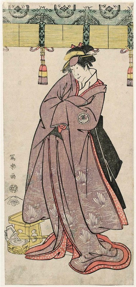 Tōshūsai Sharaku (1794) Segawa Tomisaburō II as the Õtomo Family's Maid Wakakusa, Actually Prince Koretaka