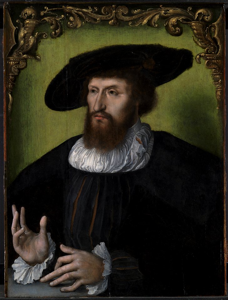 Ubekendt nederlandsk første fjerdedel af 1500-tallet - Portrait of the Danish King Christian II - KMS3927 - Statens Museum for Kunst