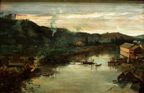 Tíber y Monte Mario desde Rippeta - Rafael Hidalgo de Caviedes