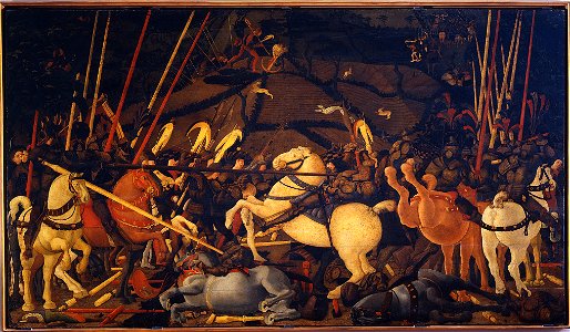 Paolo Uccello - Battaglia di San Romano - Google Art Project. Free illustration for personal and commercial use.