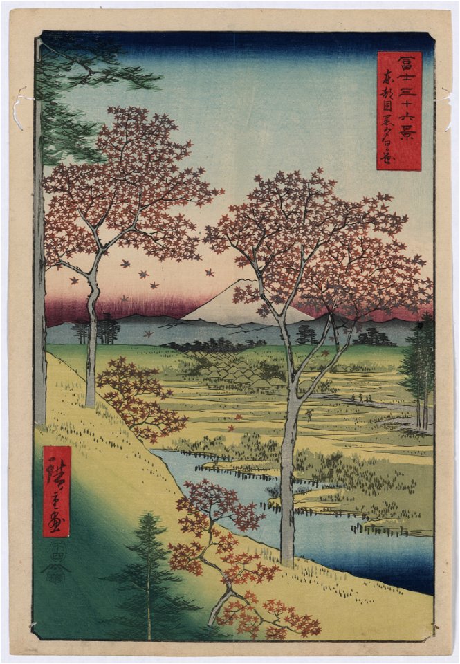 Tōto meguro yuhhigaoka - Hiroshige ga. LCCN2004666335